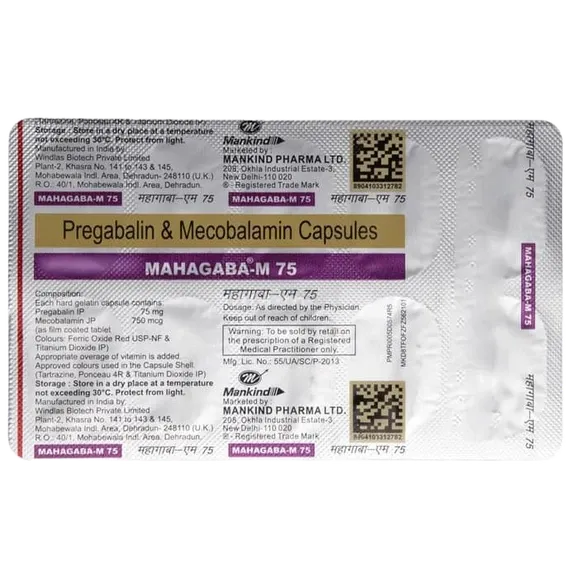 mahagaba m 75mg tablet 10's